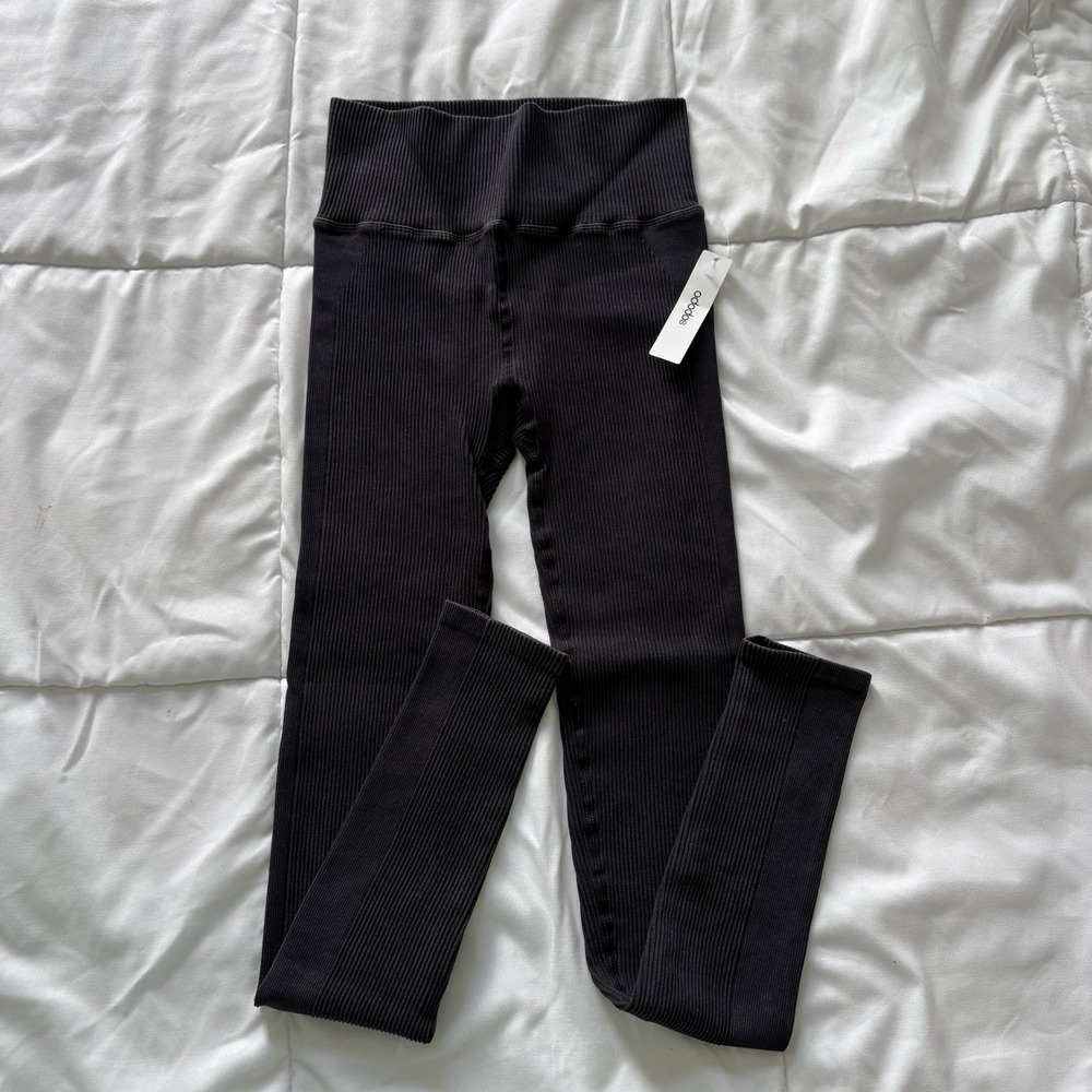 NWT Ododos Leggings Pants Womens Xs/S Gray Activewear Nylon‎ Slimming Outdoor